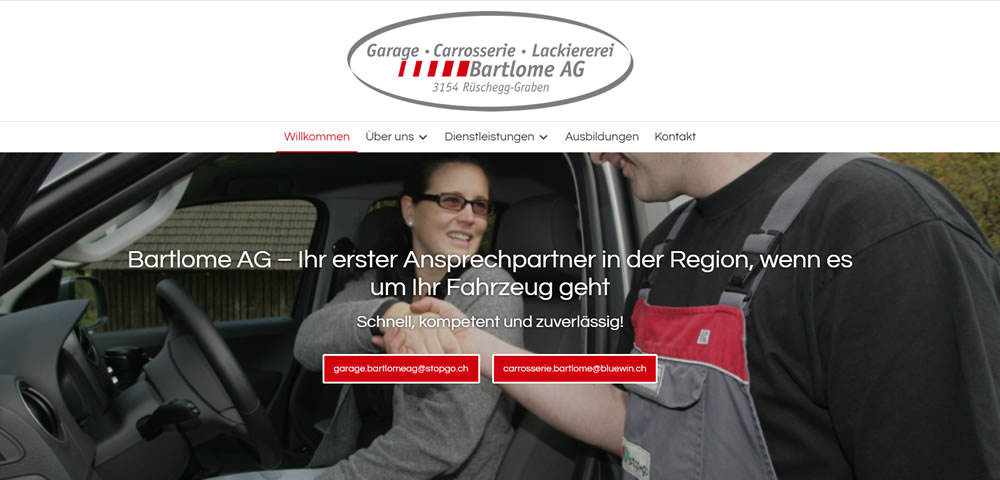 Bartlome AG - Autogarage - Rüschegg / Bern