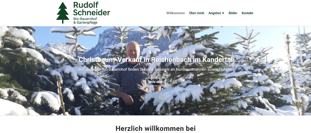 Bio-Bauernhof und Gartenpflege, Rudolf Schneider