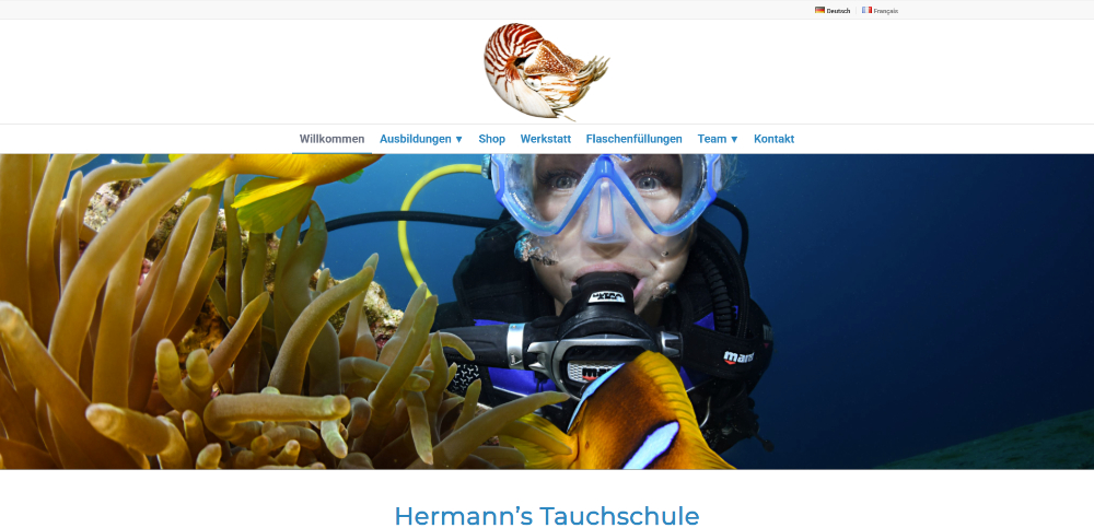 Hermann&rsquo;s Tauchschule